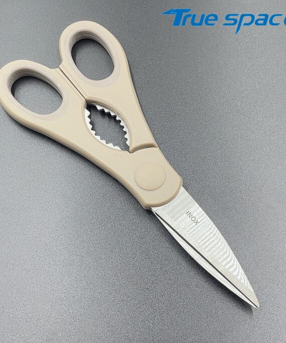 Hot-selling Stainless Steel Kitchen Scissors, Super sharp and Multi-functional Cooking Food Scissors
