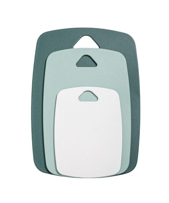 Nordic Mini Plastic Cutting Board Double-Sided Kitchen Auxiliary for Baby Food Fruit Chopping Ready-to-Use