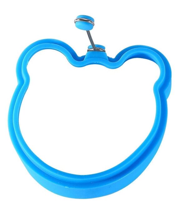 Silicone Heart-Shaped & Round Egg Mold DIY Poached Egg & Pancake Mold Tool Stainless Steel Handheld Egg Mold Perfect Egg Tools