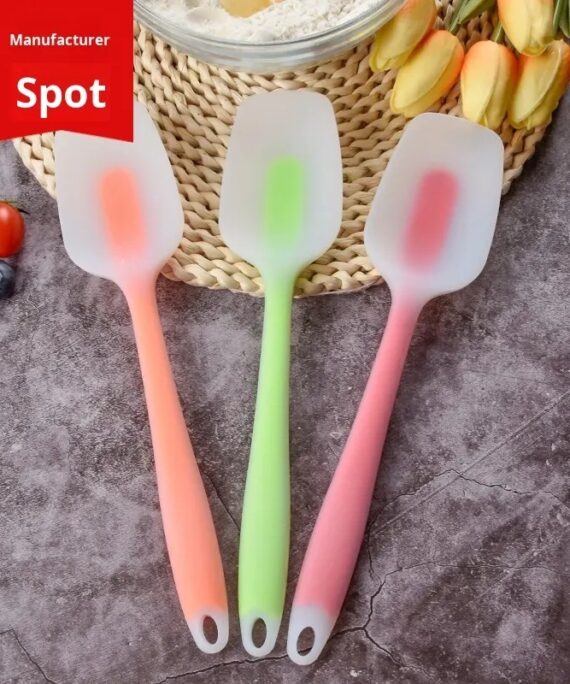 Integrated Silicone Spatula, Large Cross-border Silicone Spatula, Cake Cream Spatula, Baking Tool