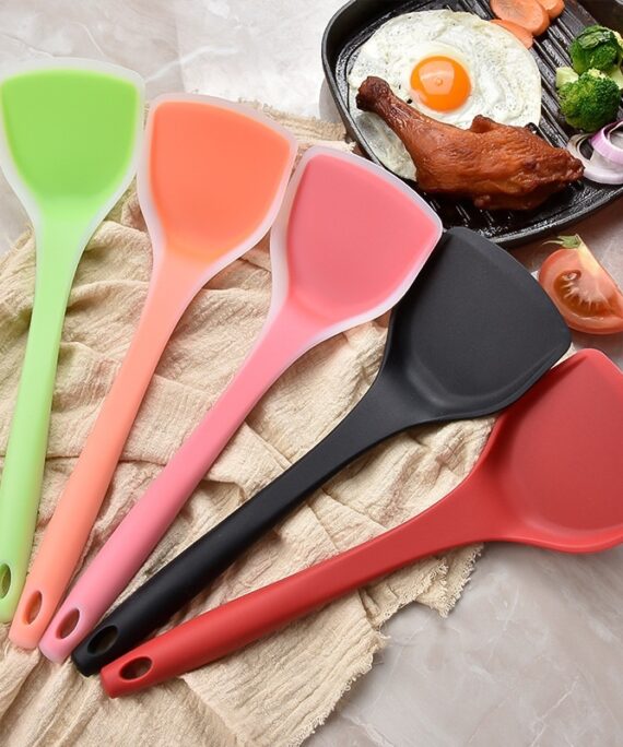 Silicone Kitchenware Household Frying Spatula Translucent Frying Spatula