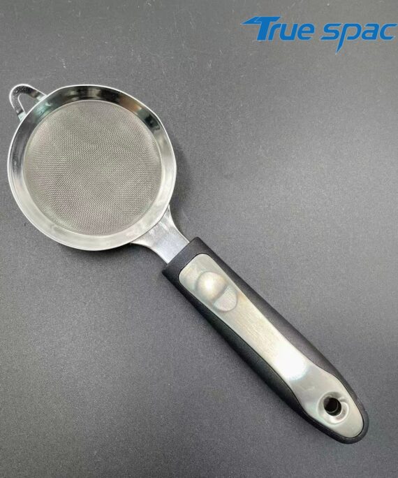 Stainless steel fine mesh filter spoon, flour mesh thickened handle spoon, soy milk filter spoon, kitchen tools