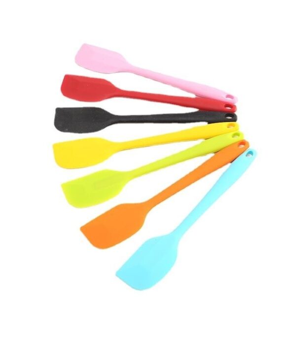 Baking Tools Small One-piece Silicone Scraper Household Cake Cream Rubber Spatula Stir Scraper