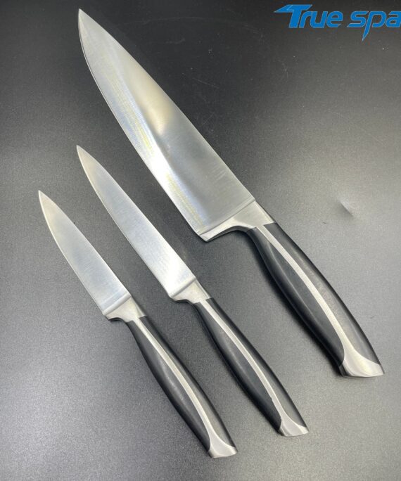 High-quality Multi-functional Forged Chef's Knife Set - Stainless Steel Practical Knife 3-piece Set - Kitchen Knife Set