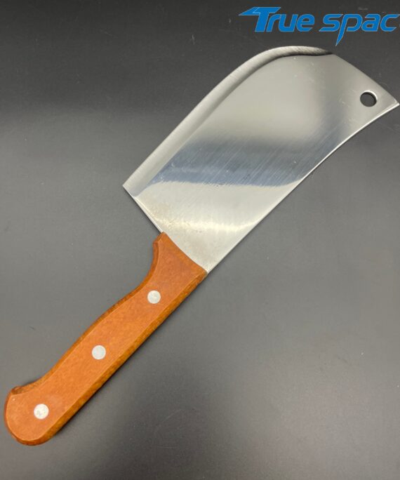 Stainless Steel Meat Cleaver with Wooden Handle, sharp Chef's Knife, Used for Cutting Meat in the Kitchen
