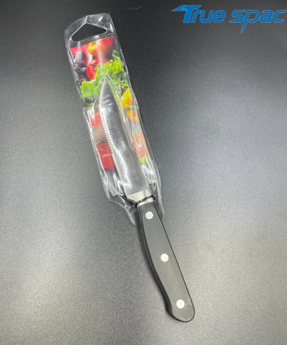 High-carbon Kitchen Knife, Stainless Steel 3Cr13, Super sharp Serrated Steak Knife