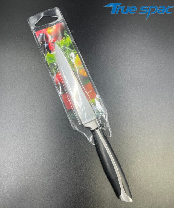 Chef's Stainless Steel Slicing Knife with Eco-Friendly Durable Plastic Handle Multi-Purpose