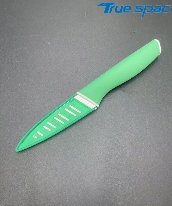 Customized kitchen fruit knives, practical fruit peel knives with protective covers