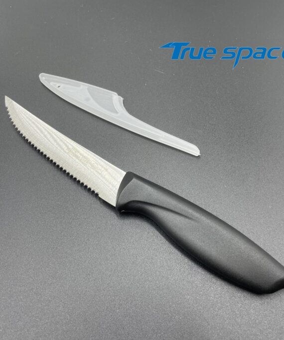 Restaurant family kitchen meat slicer, steak, fruit tomato, serrated knife, super sharp