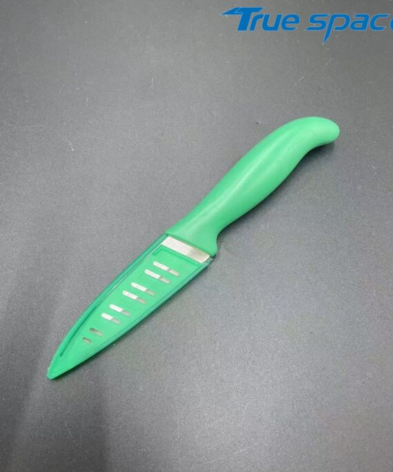 Stainless steel kitchen fruit and vegetable peeler, sharp metal knife