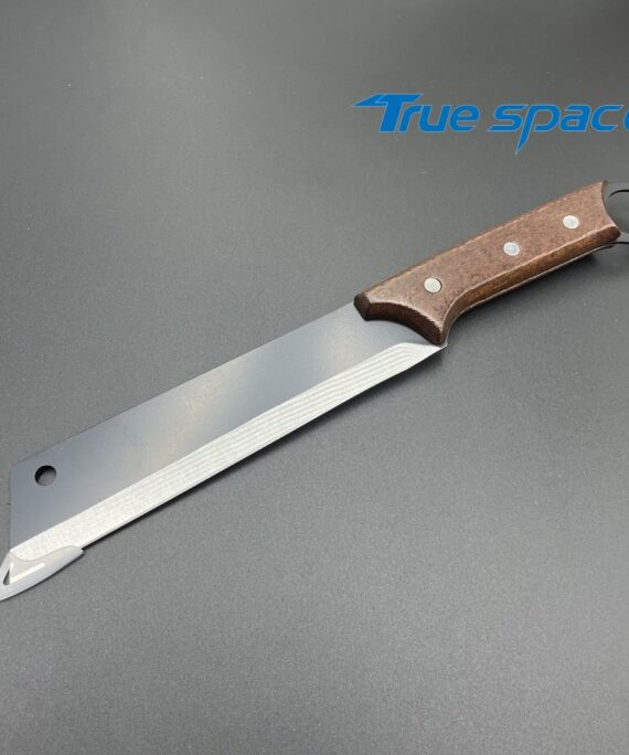 Outdoor Camping Wooden-handled Stainless Steel Thickened Bone Knife, Household Bone-cutting Knife