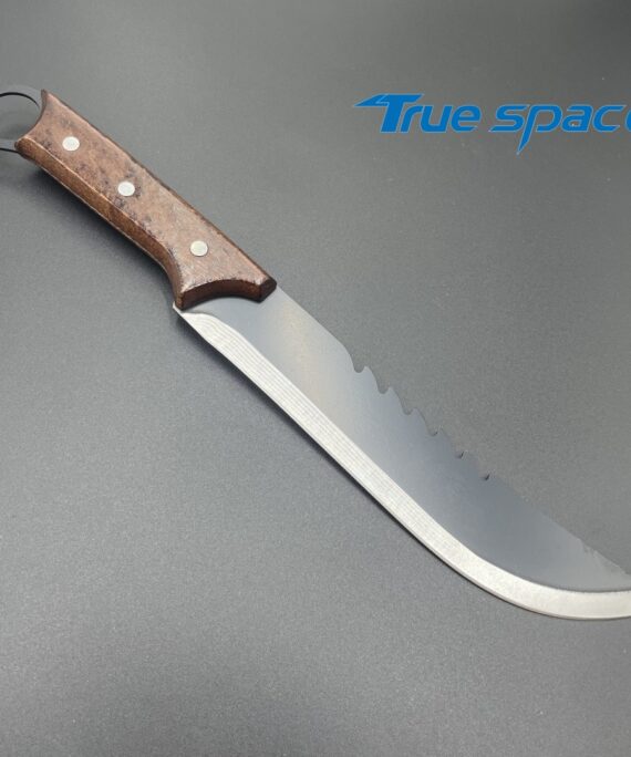 Stainless Steel Multi-functional Wooden Handle Knife for Commercial Meat Slicing, Peeling and Bone-removing