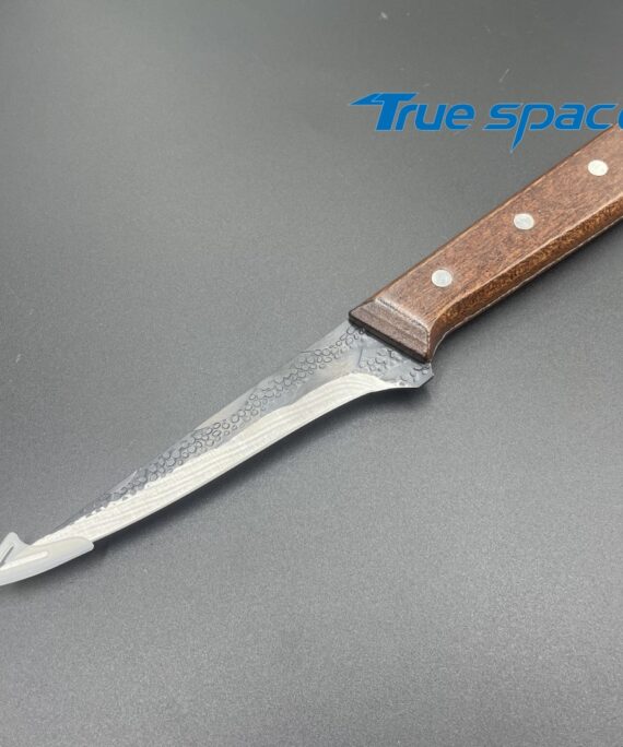 Multi-purpose Wooden Handle Stainless Steel Boning Knife, Salmon Slicing Knife, Outdoor Fruit sharp Knife