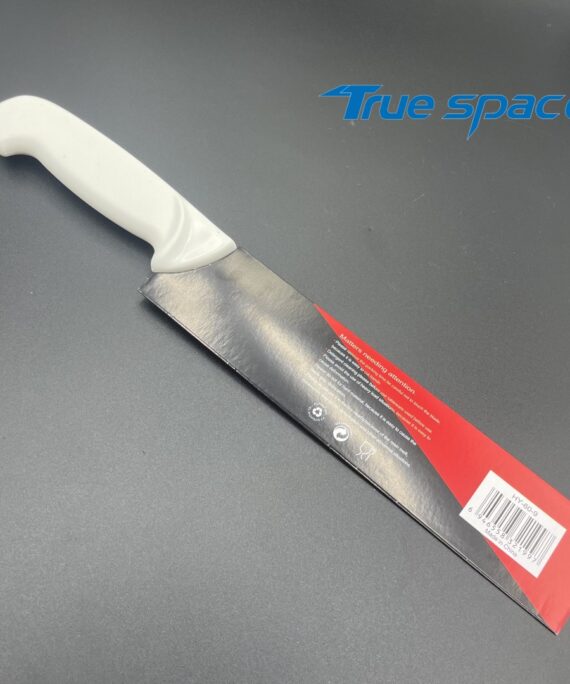 Stainless Steel White Plastic-handled Japanese Multi-functional Kitchen Knife, Meat Knife, Fruit and Vegetable Knife