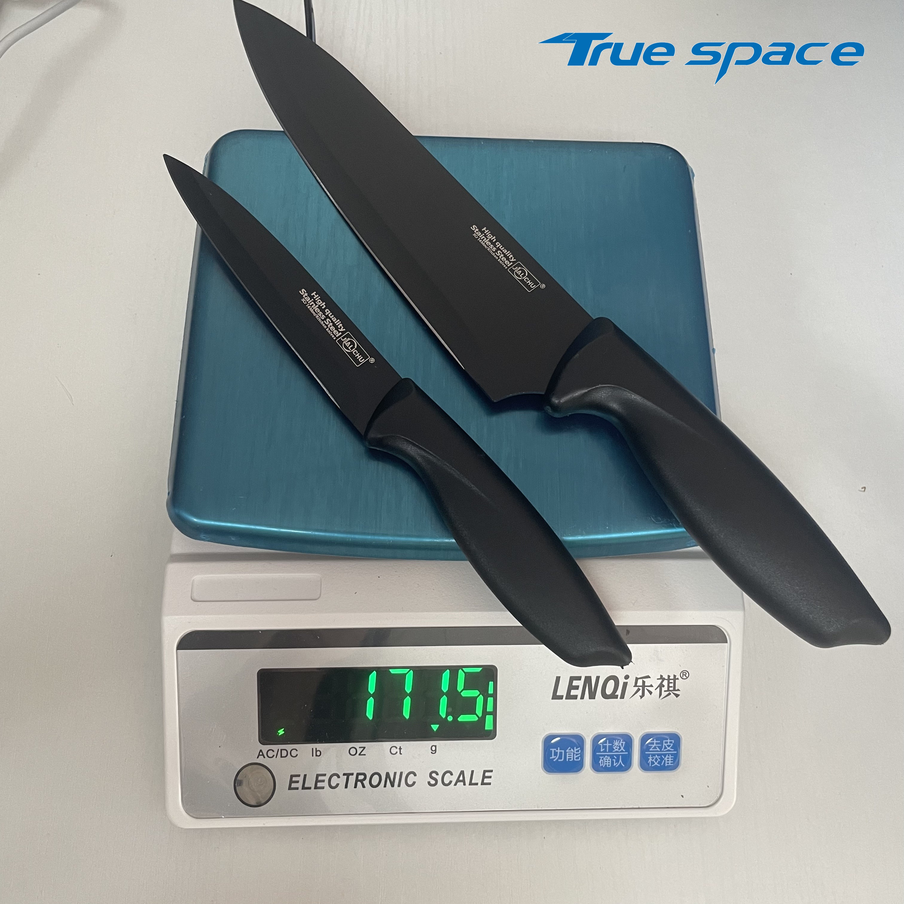 Two-piece Set of Stainless Steel Ultra-sharp Black-edge Kitchen Knives, Used for Cutting Fruits and Vegetables - Image 11