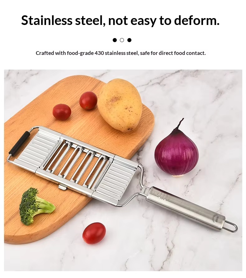 Stainless Steel Manual Multi-Function Potato Shredded Cutter Peeler Household Grater Kitchen Tools - Image 11