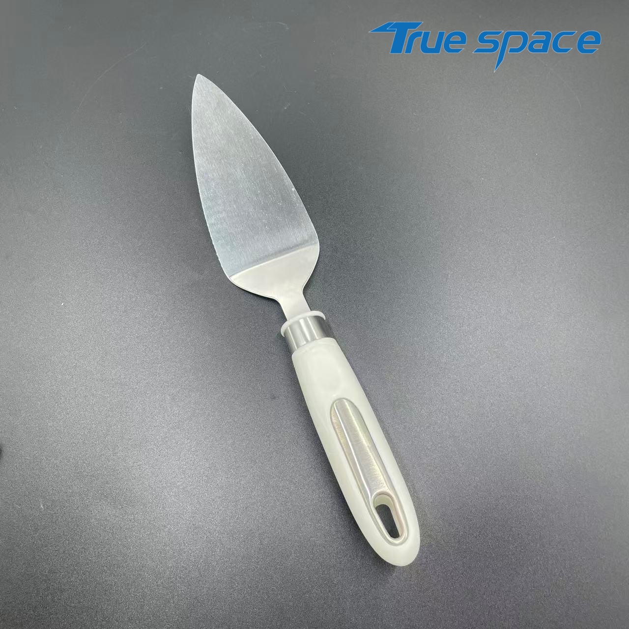 8-Piece Cake Server Spatula Set – White Handle, Engraved "CAKE" Design for Dessert Serving - Image 11