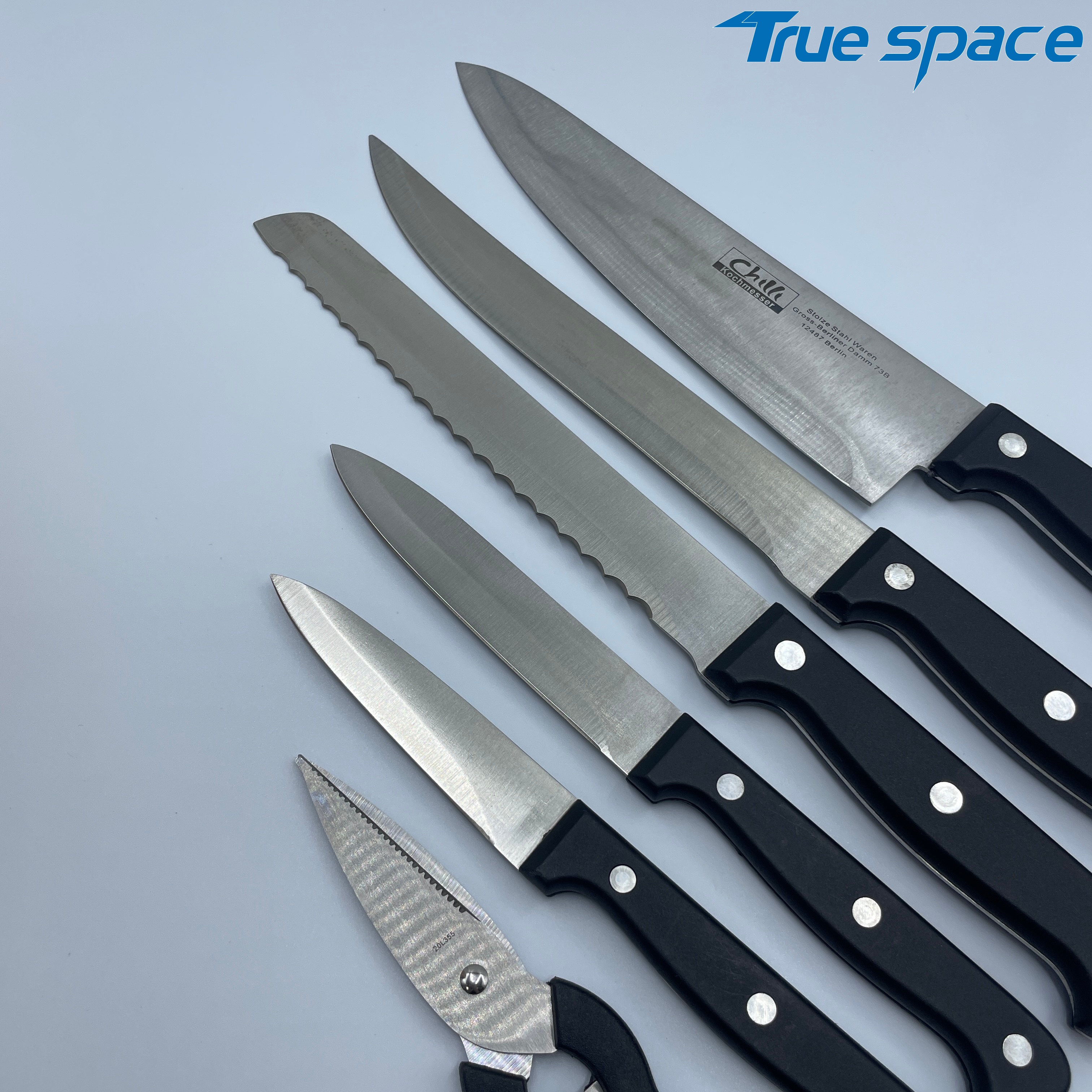 New Kitchen Multi-functional Household Knife 7-piece Set of Stainless Steel Kitchen Knife - Image 12