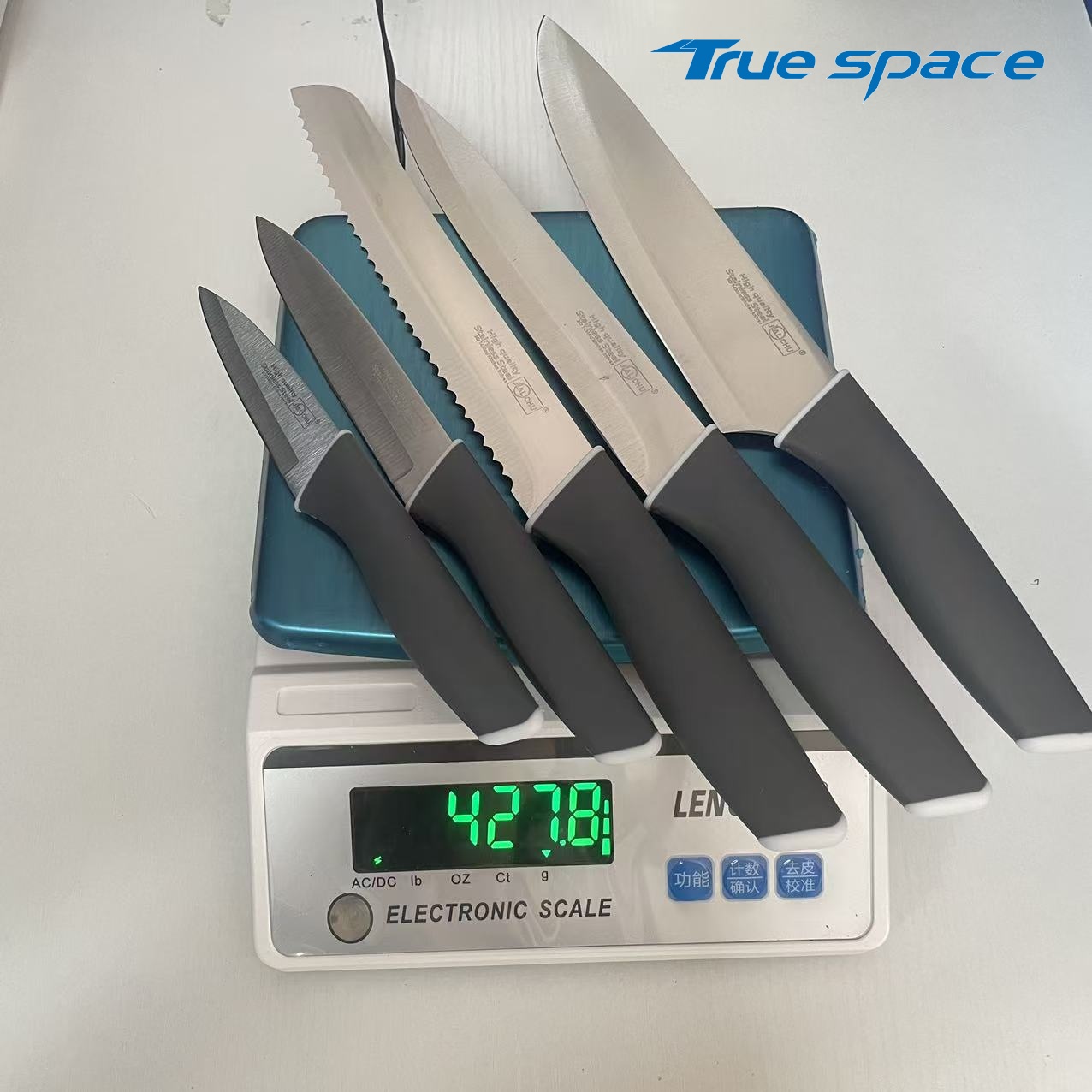 Factory Wholesale Black New PP Handle 5PCS Kitchen Chef Multi-functional Practical Cutter , Bread Slicer Knife, Fruit Knife - Image 12