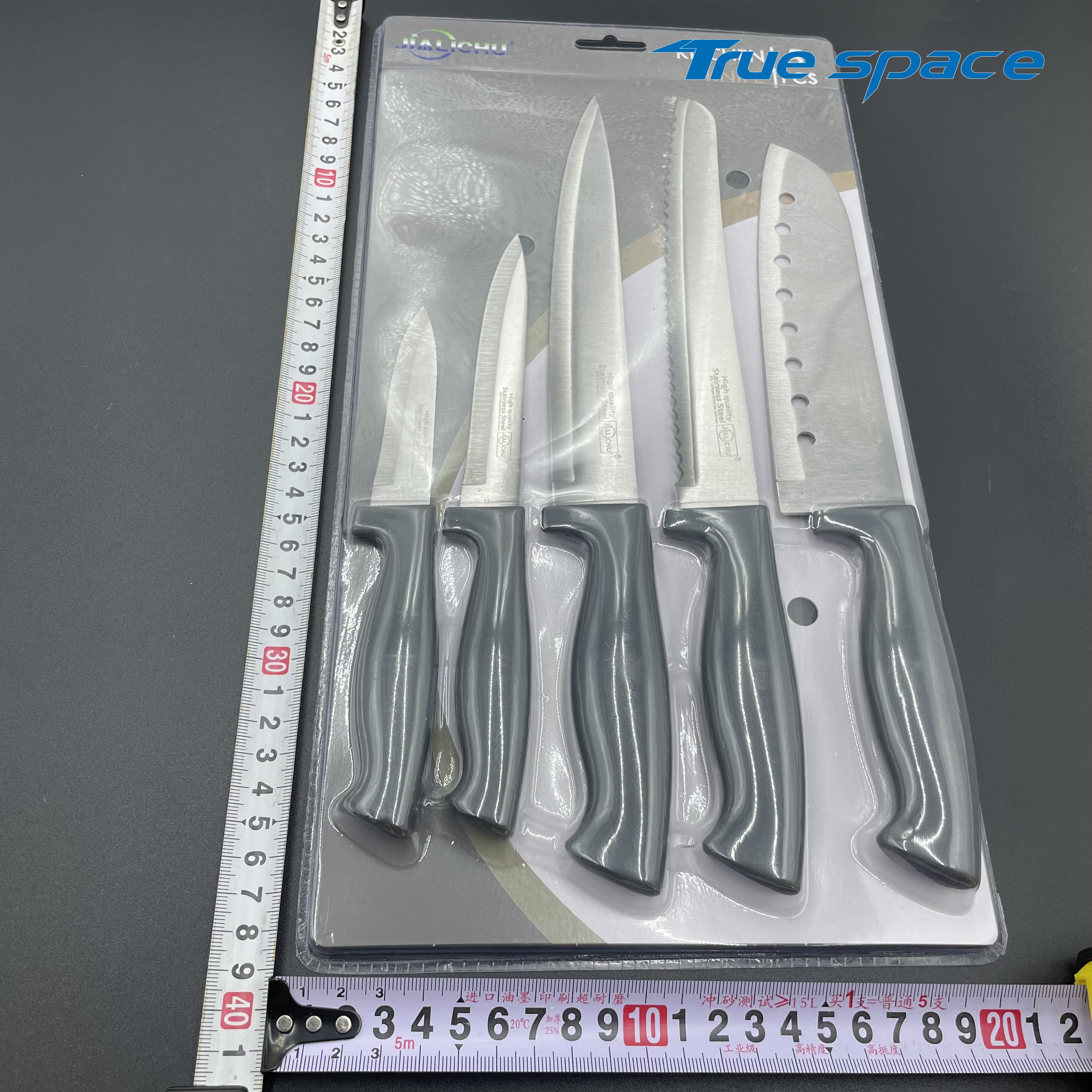 5-piece Japanese kitchen Super sharp knife set, stainless steel chef knife - Image 13