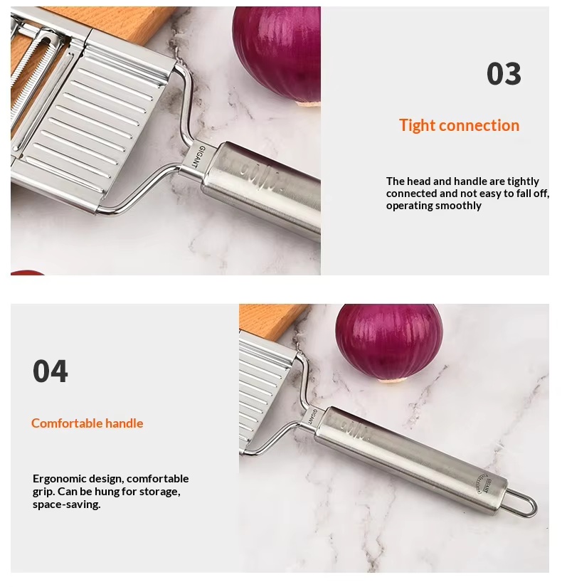 Stainless Steel Manual Multi-Function Potato Shredded Cutter Peeler Household Grater Kitchen Tools - Image 13