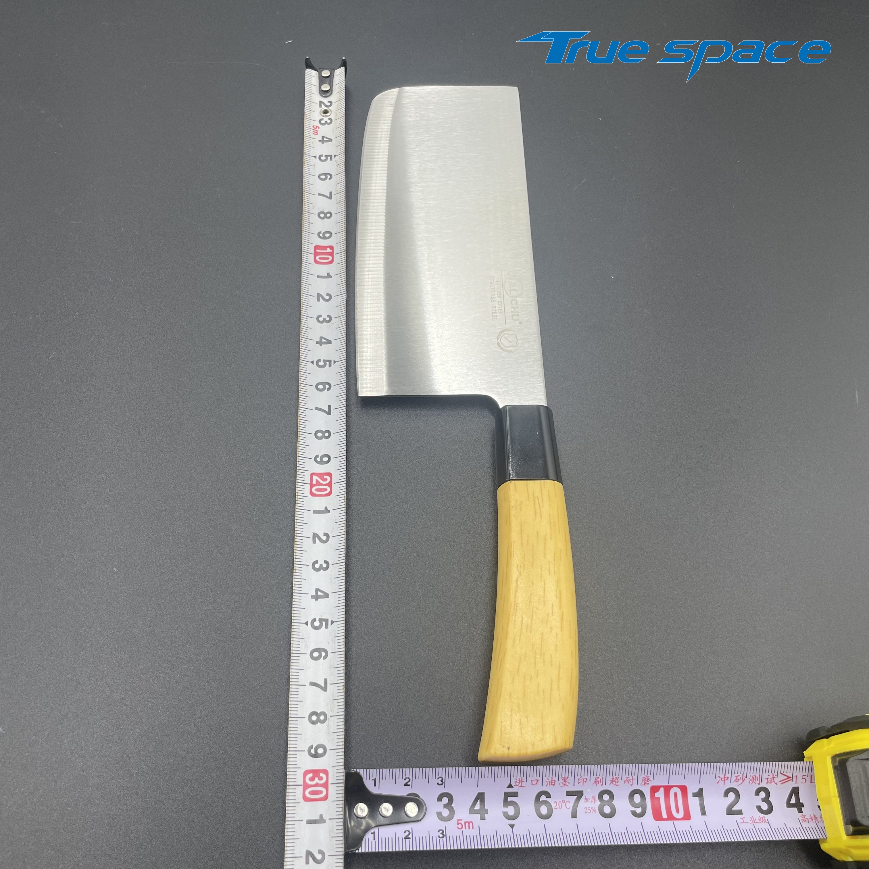 High-quality 6pcs Wooden Handle Stainless Steel Knife Set with Acrylic Stand - Image 14