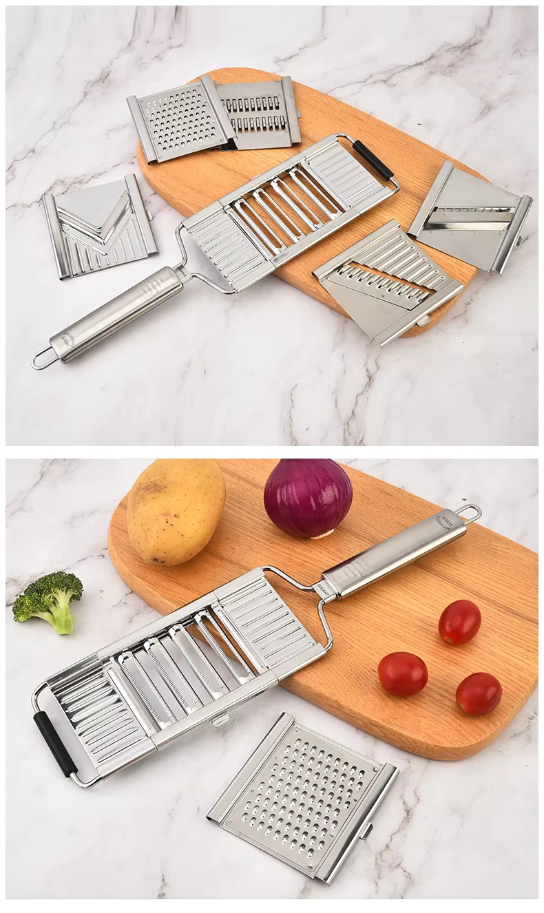 Stainless Steel Manual Multi-Function Potato Shredded Cutter Peeler Household Grater Kitchen Tools - Image 15