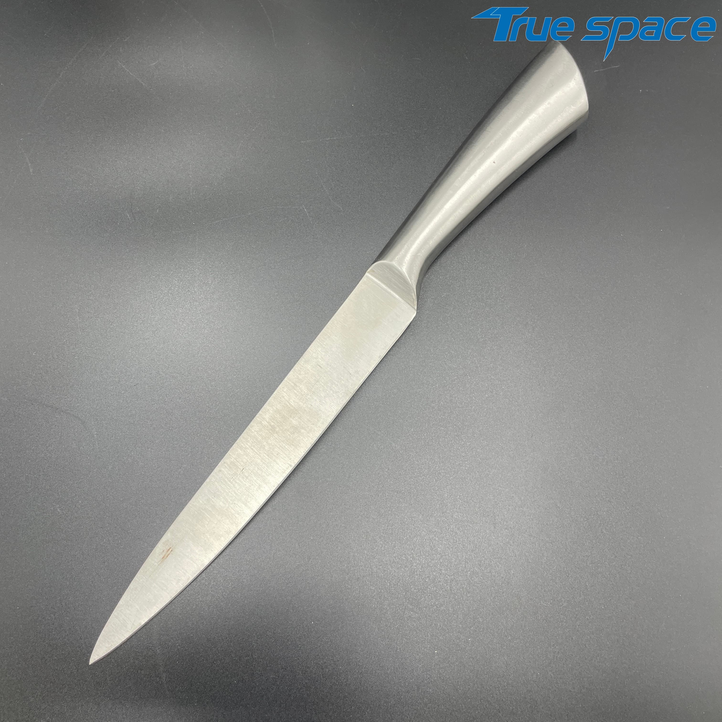The Chef Uses a 8-piece Professional Kitchen Knife Set, Which Comes with an Acrylic Base and a Knife Sharpener - Image 16