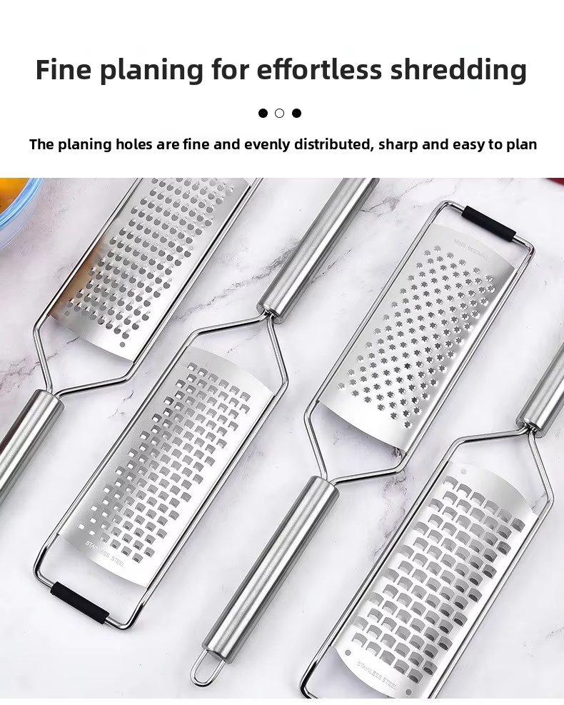 Stainless Steel Automatic Three-in-One Cheese Shaver Scraper Grater Multifunctional Cheese Cutter for Carrots and Corn - Image 16
