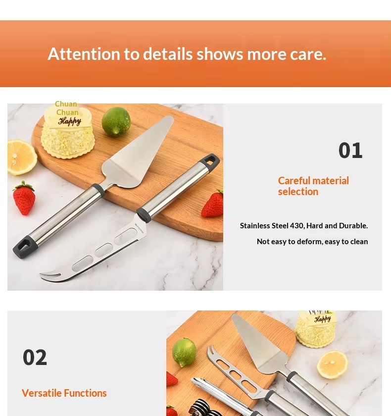 Stainless Steel Kitchen Small Appliances: Can Opener, Cake Spatula, Fish Scale Scraper, Household Kitchen Tools - Image 16