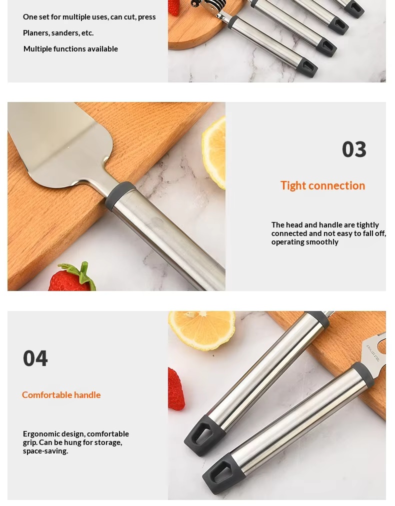 Stainless Steel Kitchen Small Appliances: Can Opener, Cake Spatula, Fish Scale Scraper, Household Kitchen Tools - Image 17