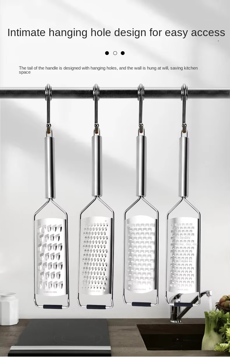 Stainless Steel Automatic Three-in-One Cheese Shaver Scraper Grater Multifunctional Cheese Cutter for Carrots and Corn - Image 18