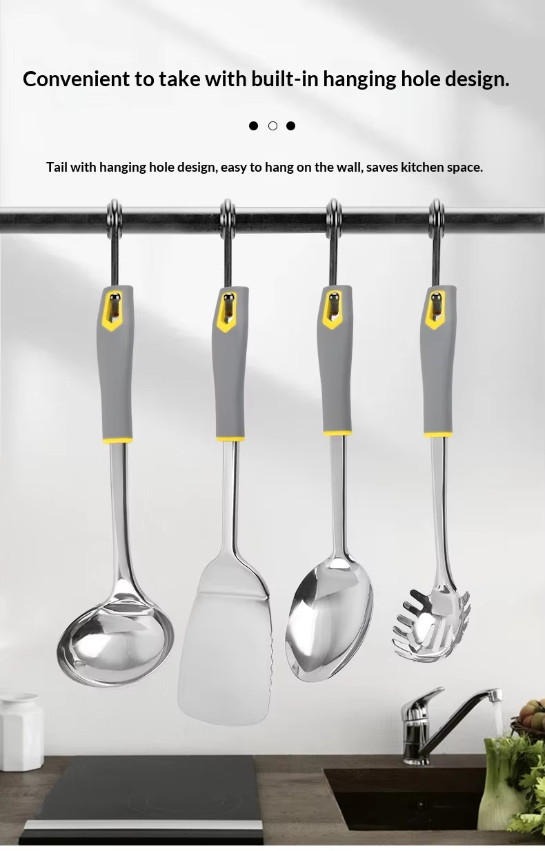 Factory Wholesale 10-piece Kitchen Utensils Set Spatula Powder Steak Large Spatula - Image 19