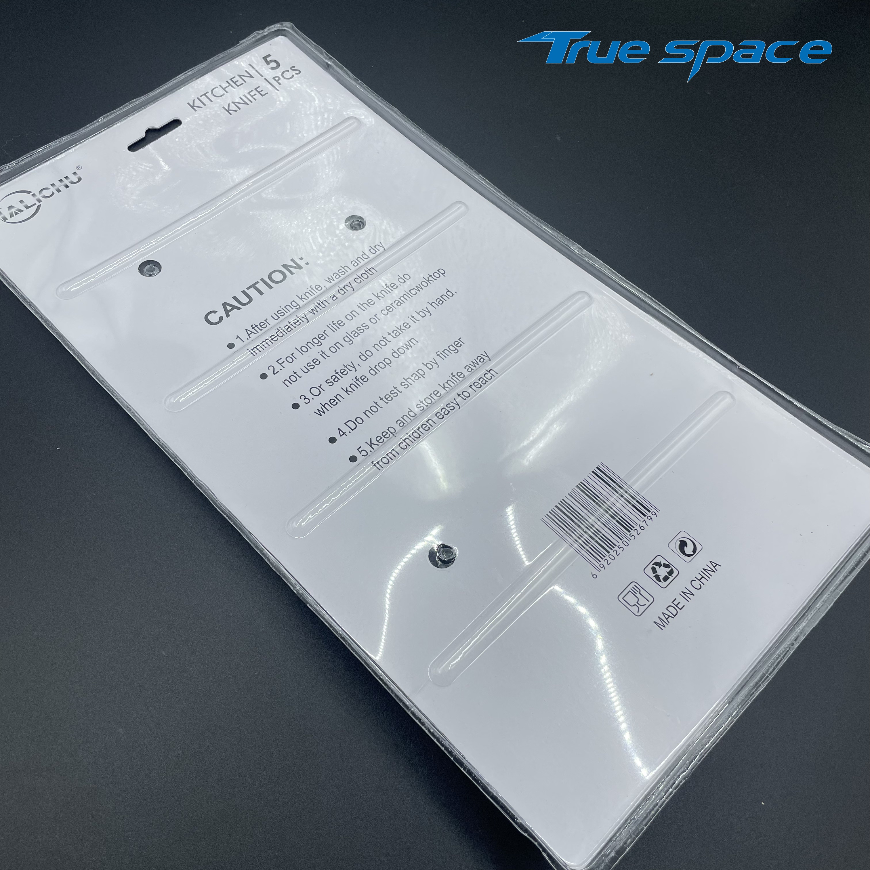 Factory Wholesale Black New PP Handle 5PCS Kitchen Chef Multi-functional Practical Cutter , Bread Slicer Knife, Fruit Knife - Image 2