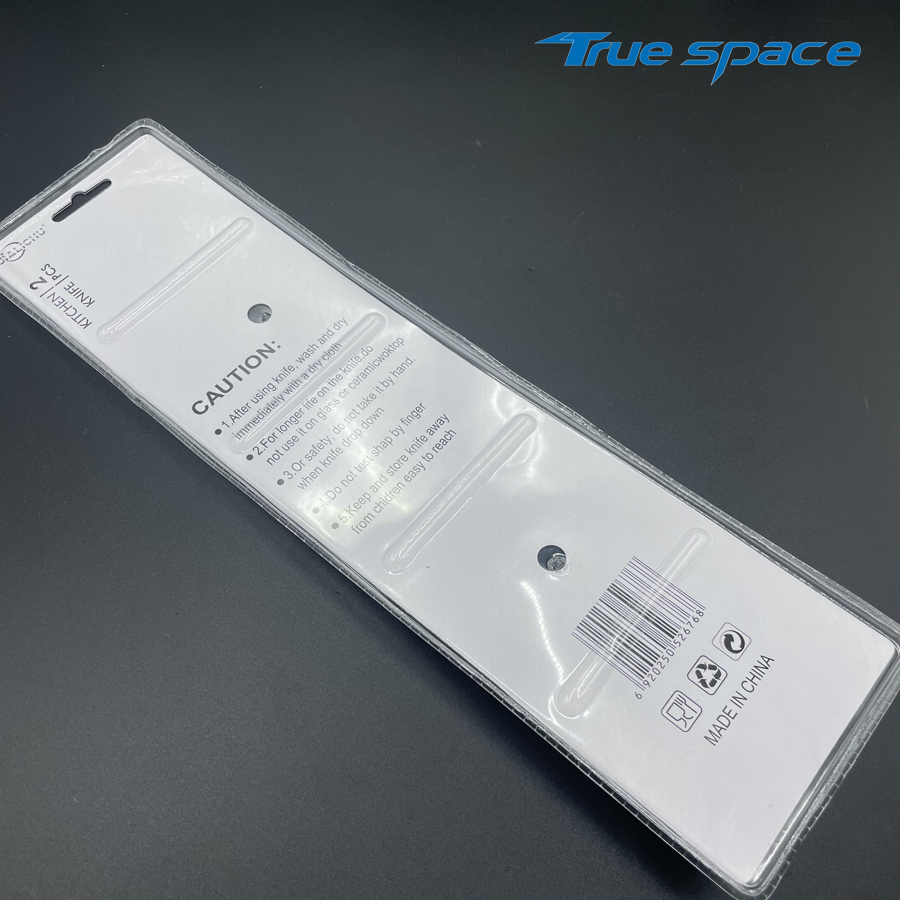 A set of two sharp stainless steel 3Cr14 chef knives - Image 2