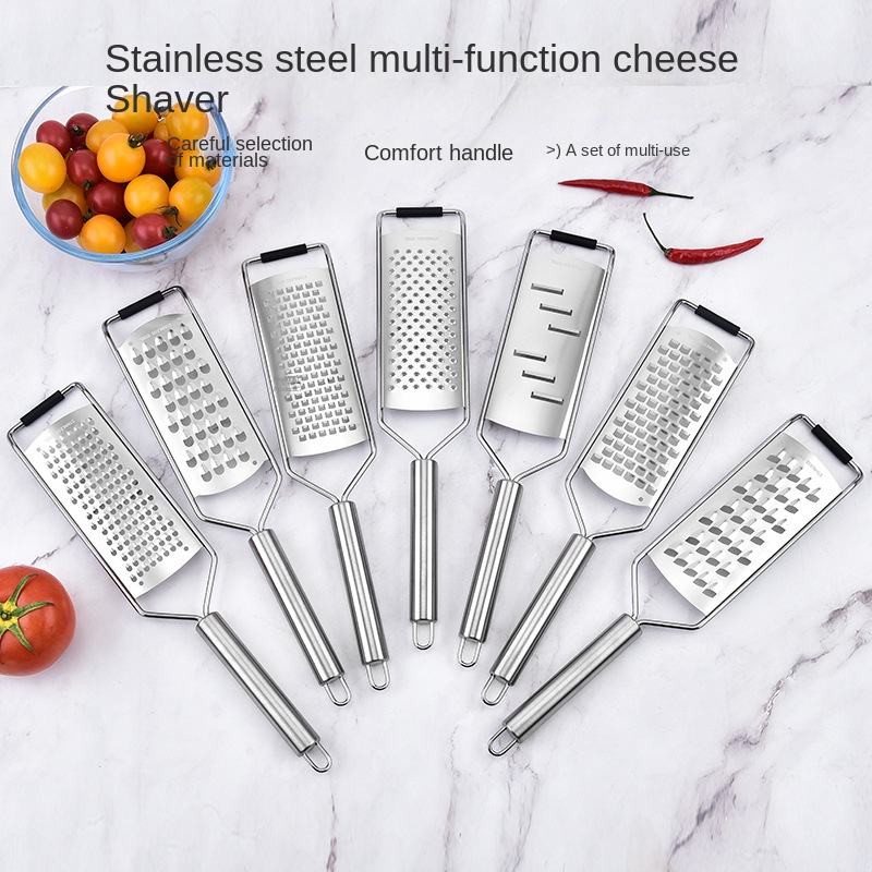 Stainless Steel Automatic Three-in-One Cheese Shaver Scraper Grater Multifunctional Cheese Cutter for Carrots and Corn - Image 2