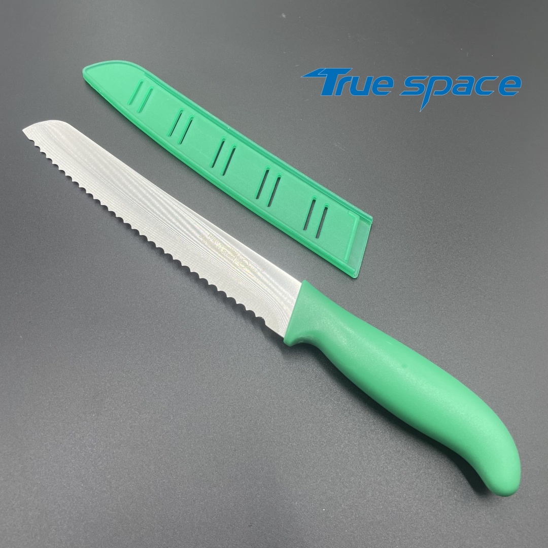 Restaurant household kitchen meat slice knife, super sharp steak knife, serrated edge bread knife - Image 2