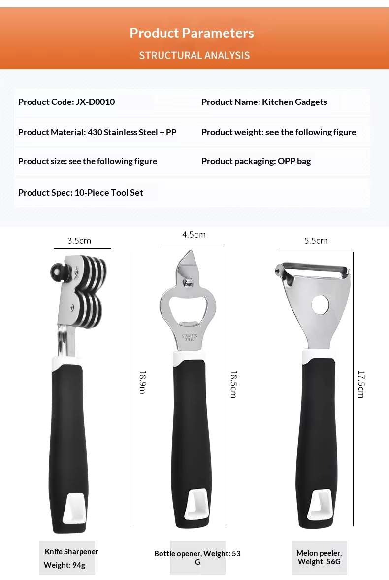 Cheese Grater Pizza Cut for Kitchen Gadget Knife Grater Ice Cream Spoon Multifunctional Homemade Stainless Steel 430 - Image 21