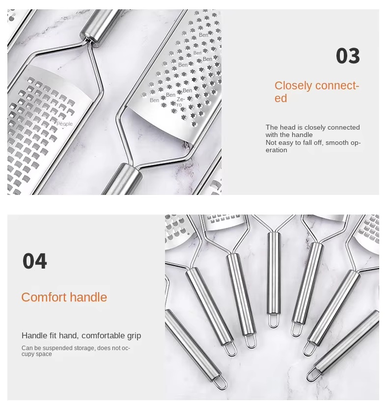 Stainless Steel Automatic Three-in-One Cheese Shaver Scraper Grater Multifunctional Cheese Cutter for Carrots and Corn - Image 21