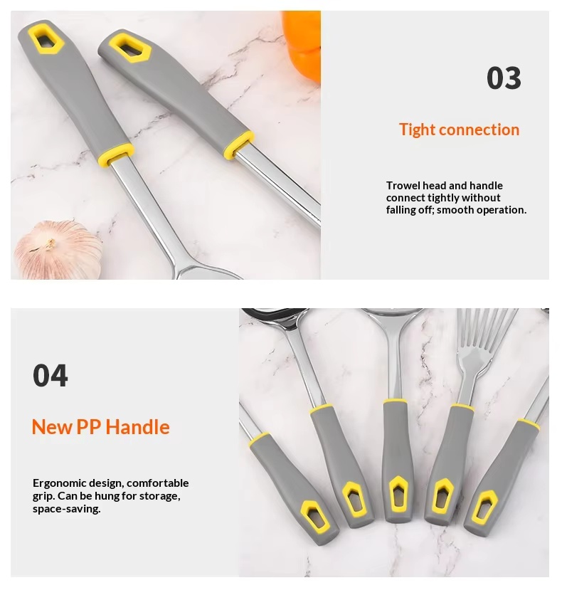 Factory Wholesale 10-piece Kitchen Utensils Set Spatula Powder Steak Large Spatula - Image 22