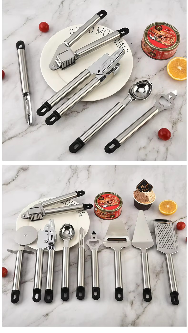 Preferred Stainless Steel 430 Baking Cake Shovel Kitchen Grater Cheese Pizza Knife Set - Image 26