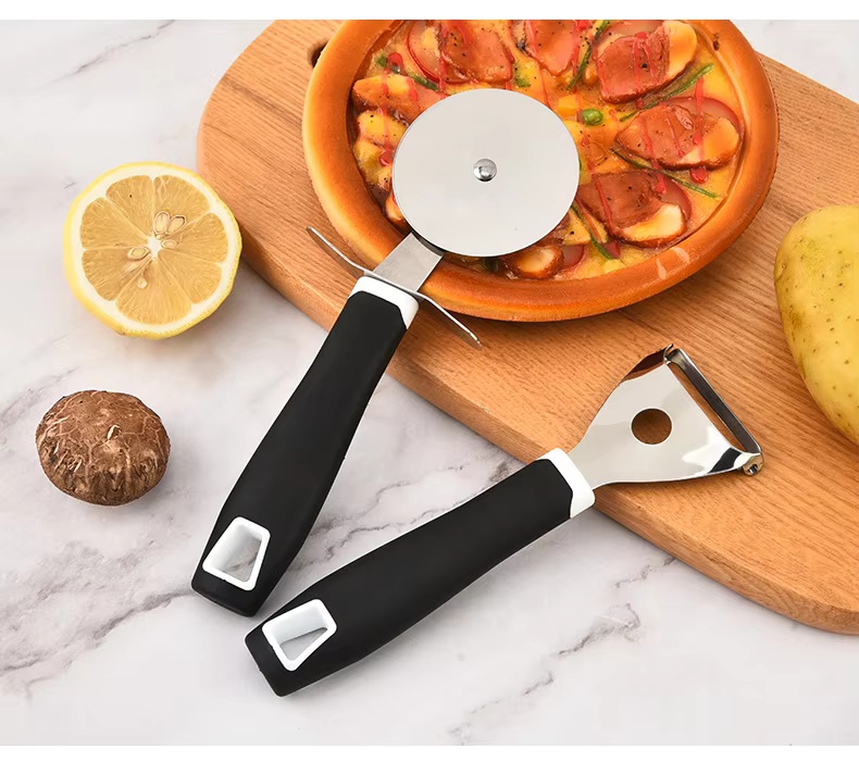 Cheese Grater Pizza Cut for Kitchen Gadget Knife Grater Ice Cream Spoon Multifunctional Homemade Stainless Steel 430 - Image 27