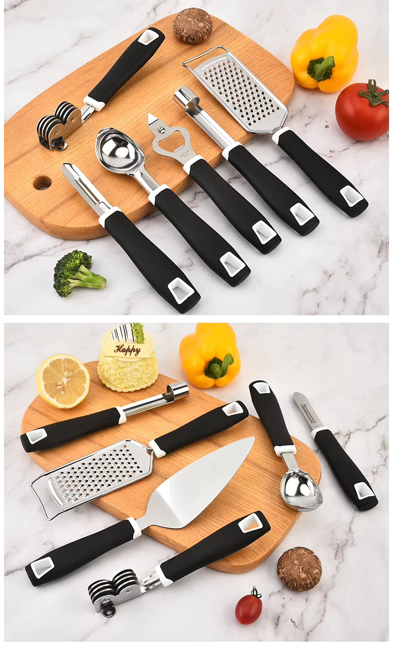 Cheese Grater Pizza Cut for Kitchen Gadget Knife Grater Ice Cream Spoon Multifunctional Homemade Stainless Steel 430 - Image 28