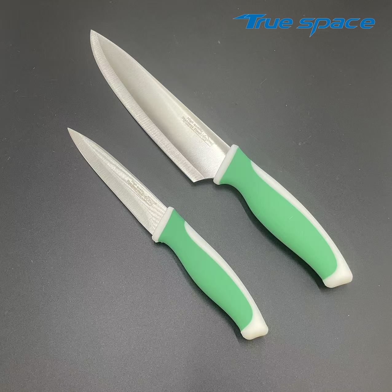 A set of two sharp stainless steel 3Cr14 chef knives - Image 3