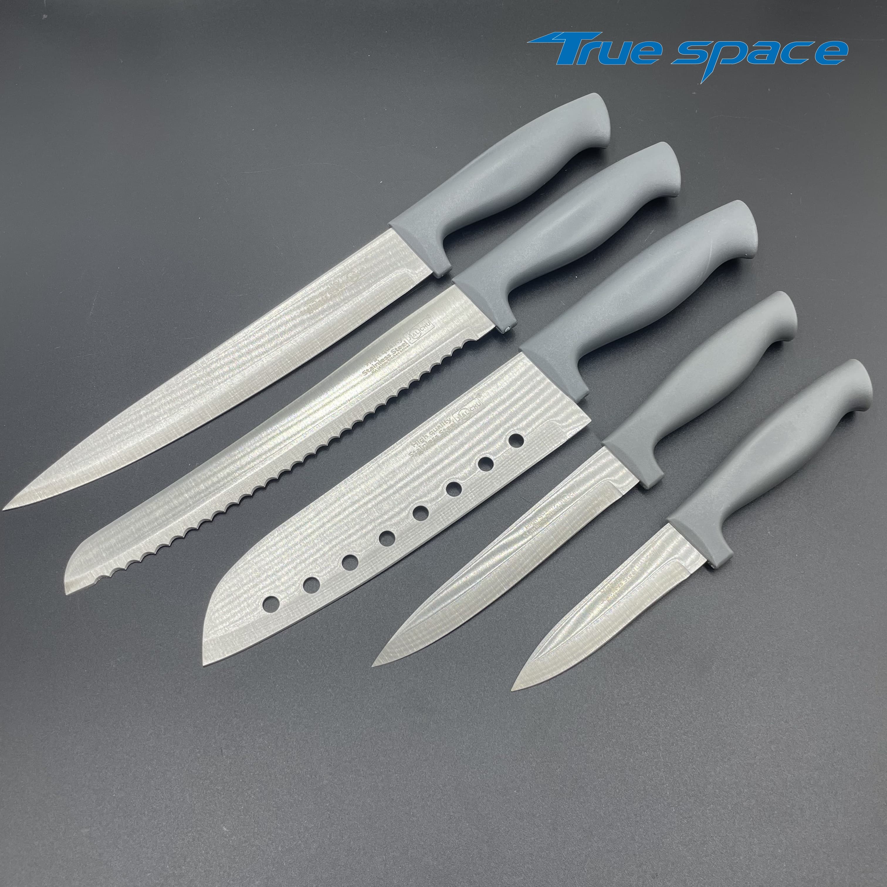 5-piece Japanese kitchen Super sharp knife set, stainless steel chef knife - Image 3