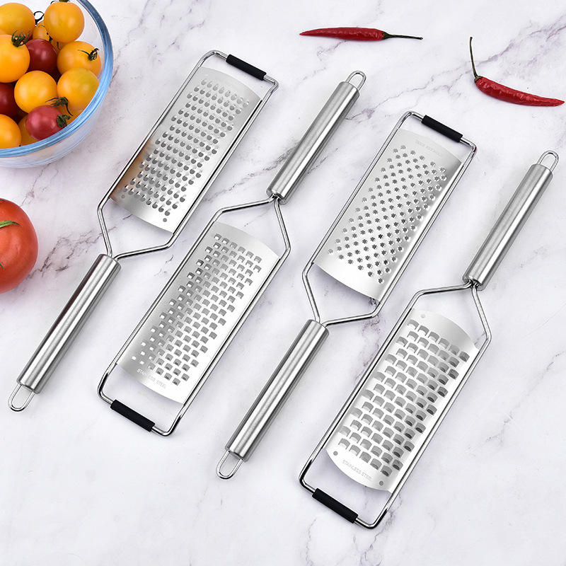 Stainless Steel Automatic Three-in-One Cheese Shaver Scraper Grater Multifunctional Cheese Cutter for Carrots and Corn - Image 3
