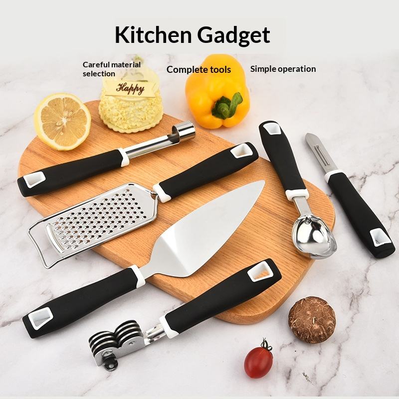 Cheese Grater Pizza Cut for Kitchen Gadget Knife Grater Ice Cream Spoon Multifunctional Homemade Stainless Steel 430 - Image 3