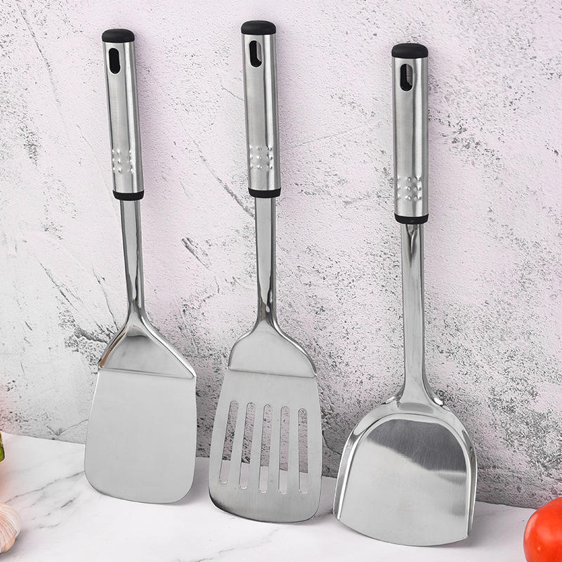 Stainless Steel 7-Piece Cookware Set Measuring Spoon Soup Egg Beater-Stainless Steel 430 Hand Grip - Image 3