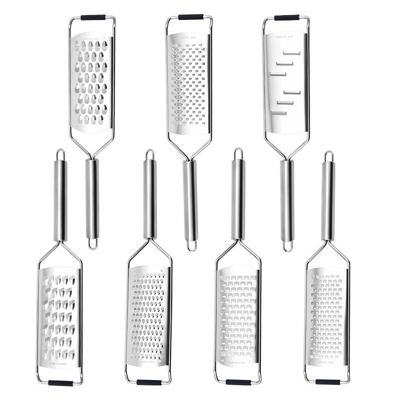 Stainless Steel Automatic Three-in-One Cheese Shaver Scraper Grater Multifunctional Cheese Cutter for Carrots and Corn - Image 4