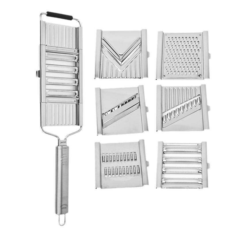 Stainless Steel Manual Multi-Function Potato Shredded Cutter Peeler Household Grater Kitchen Tools - Image 4